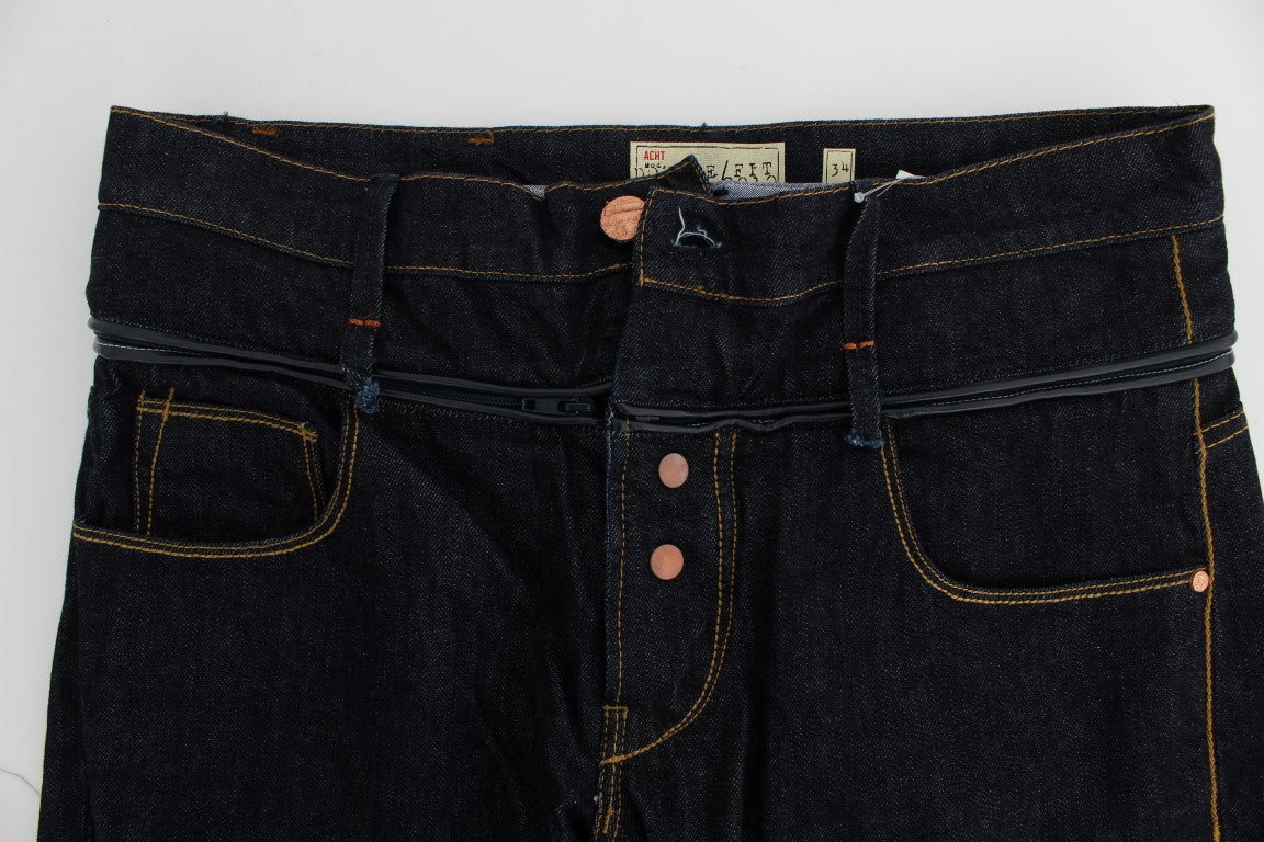 Acht Elegant Straight Fit luksus jeans til mænd