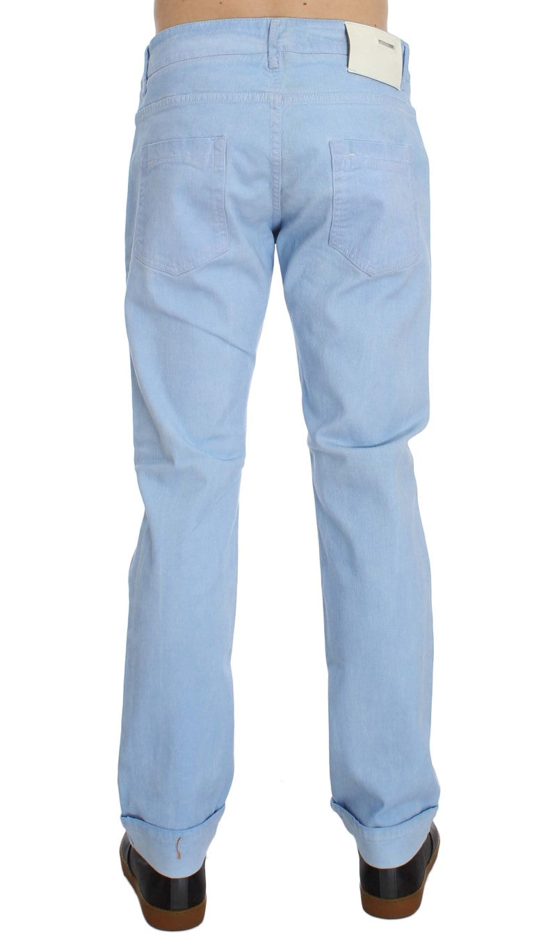 Acht Elegant lavtaljet Regular Fit mænds jeans