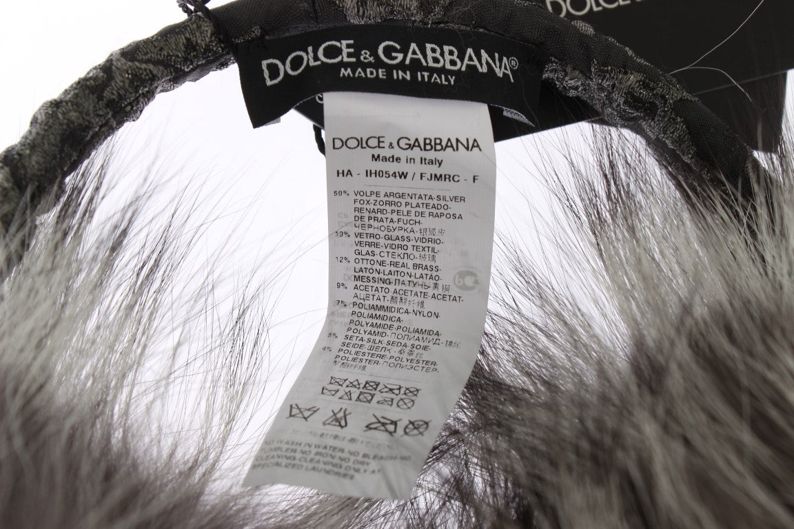 Dolce &amp; Gabbana Elegant pels- og krystaløreværn