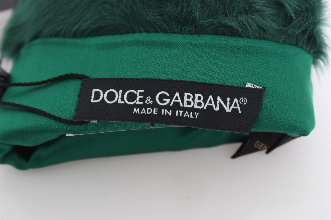 Dolce &amp; Gabbana elegante albue-længde læderhandsker