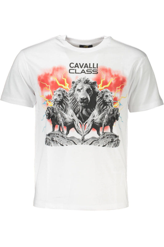 Cavalli klasse hvid bomuld herre T-shirt