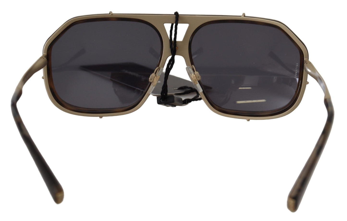 Dolce &amp; Gabbana Chic Aviator spejlede brune solbriller