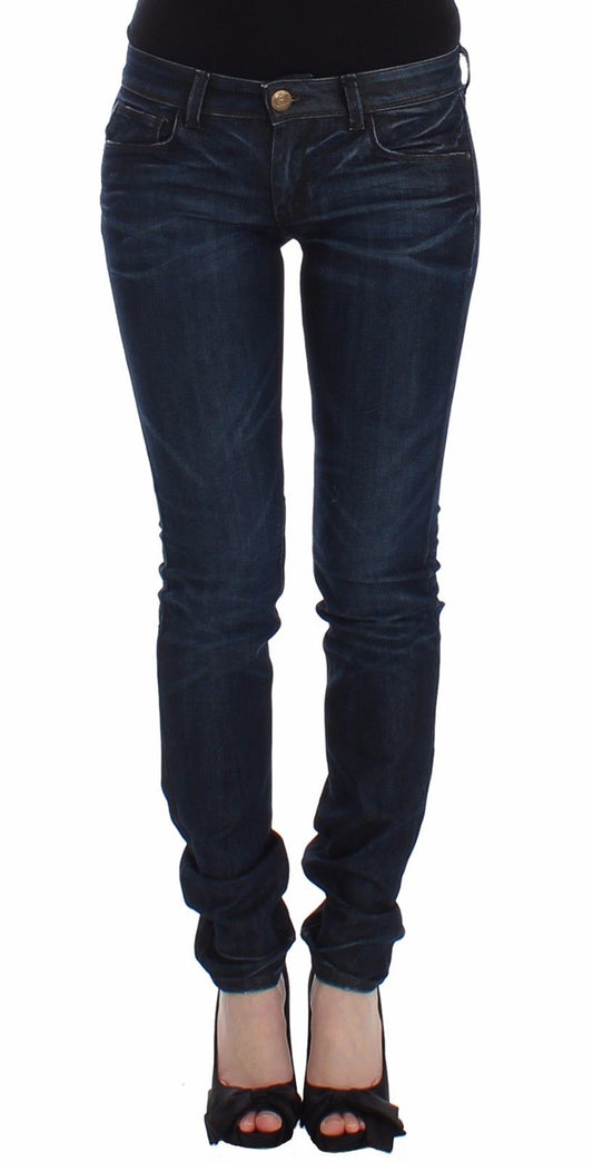 Ermanno Scervino Chic mørkeblå skinny jeans