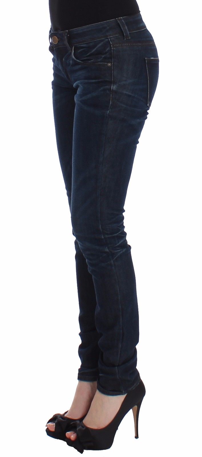 Ermanno Scervino Chic mørkeblå skinny jeans