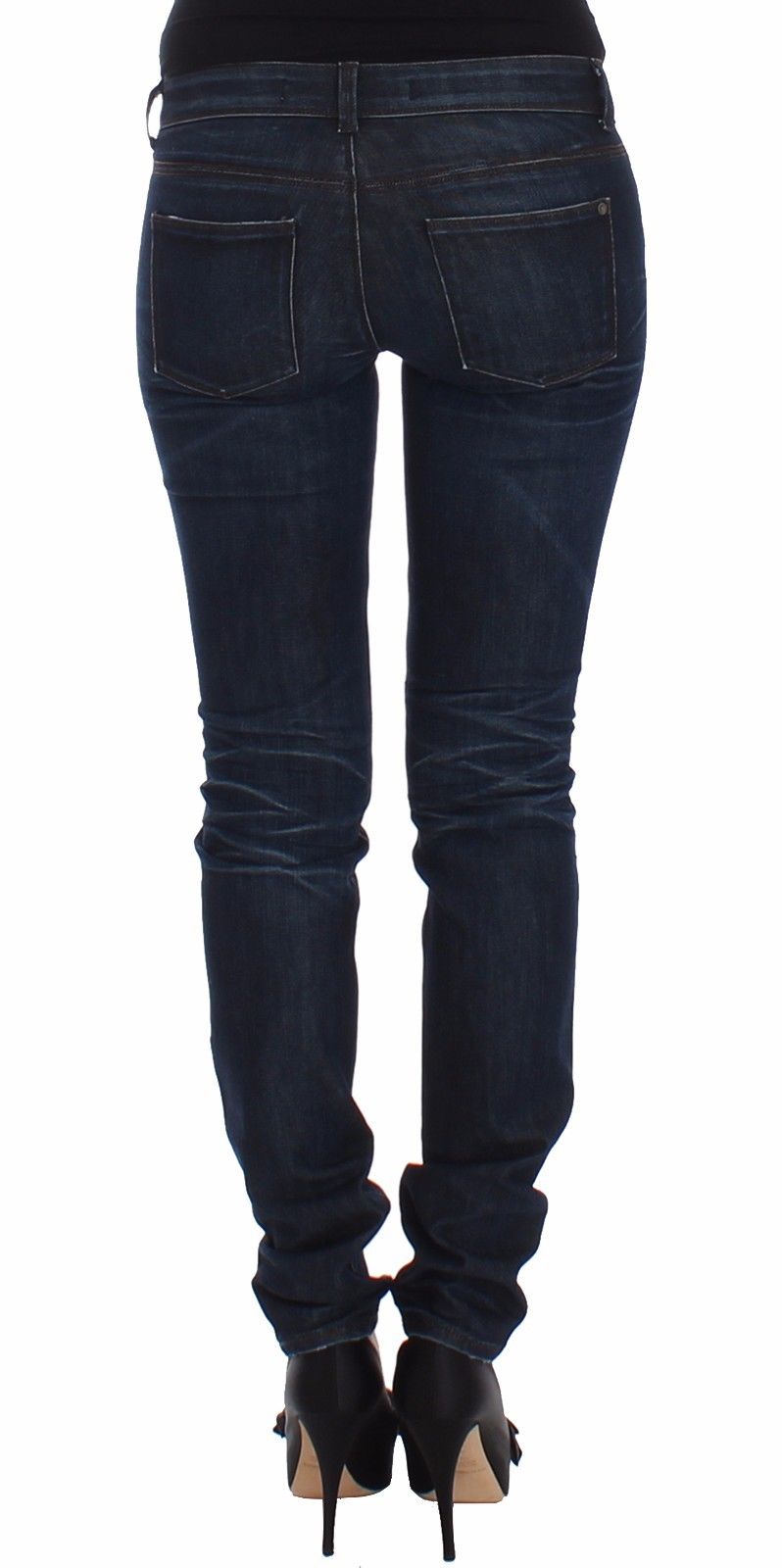 Ermanno Scervino Chic mørkeblå skinny jeans