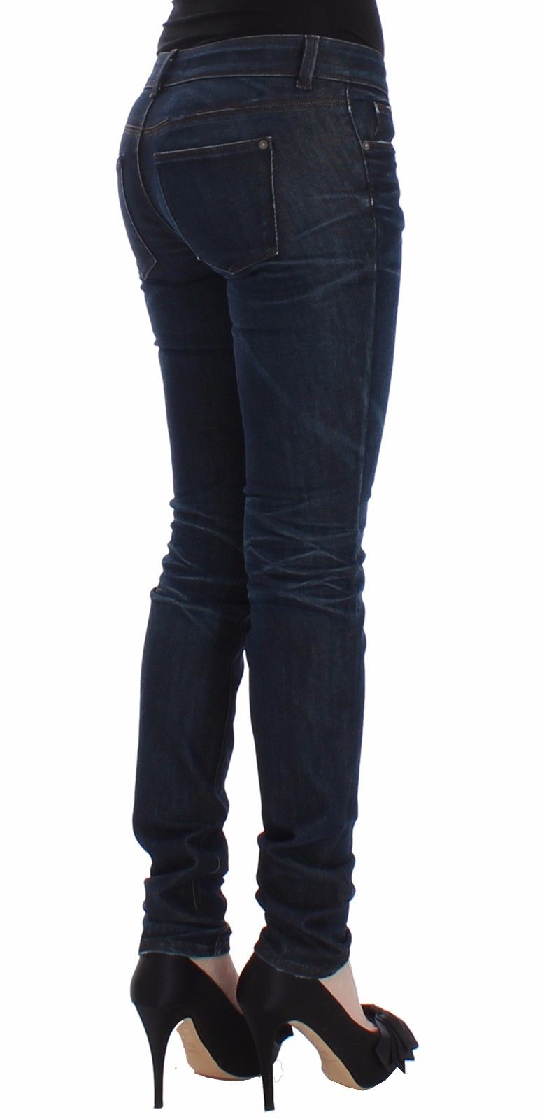 Ermanno Scervino Chic mørkeblå skinny jeans