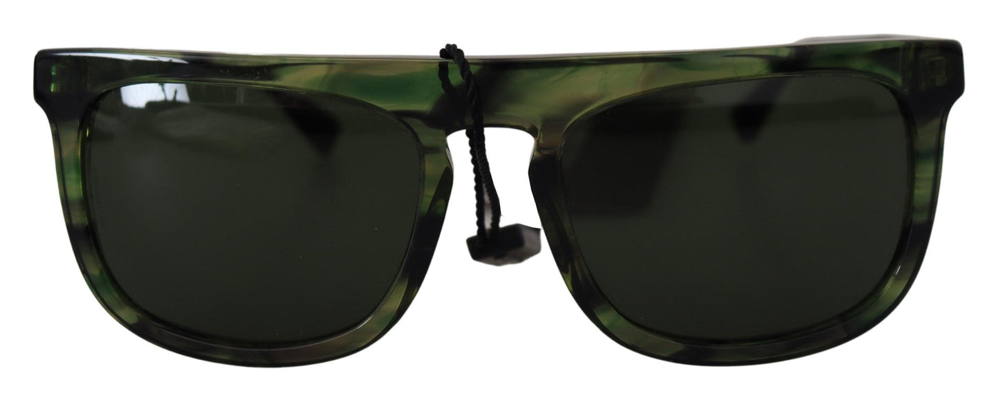 Dolce &amp; Gabbana Chic Green Acetate Solbriller til kvinder