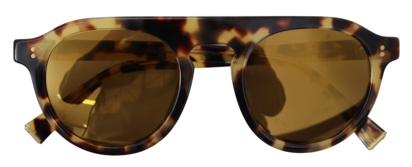 Dolce &amp; Gabbana Chic Tortoiseshell Acetate solbriller