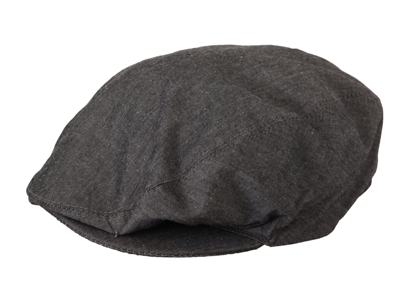 Dolce &amp; Gabbana Elegant Grey Newsboy Hat