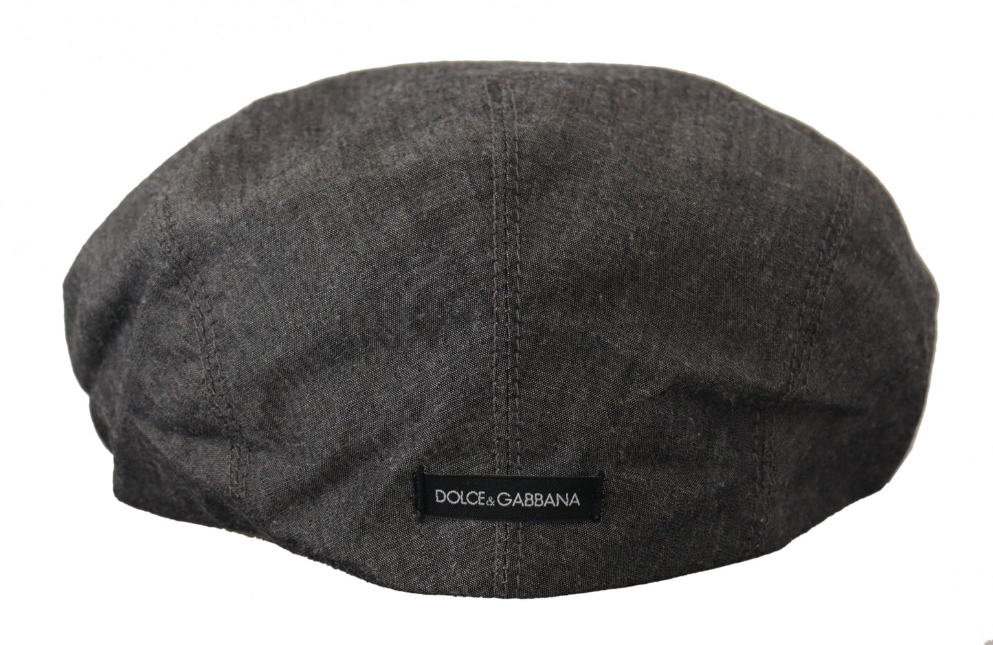 Dolce &amp; Gabbana Elegant Grey Newsboy Hat