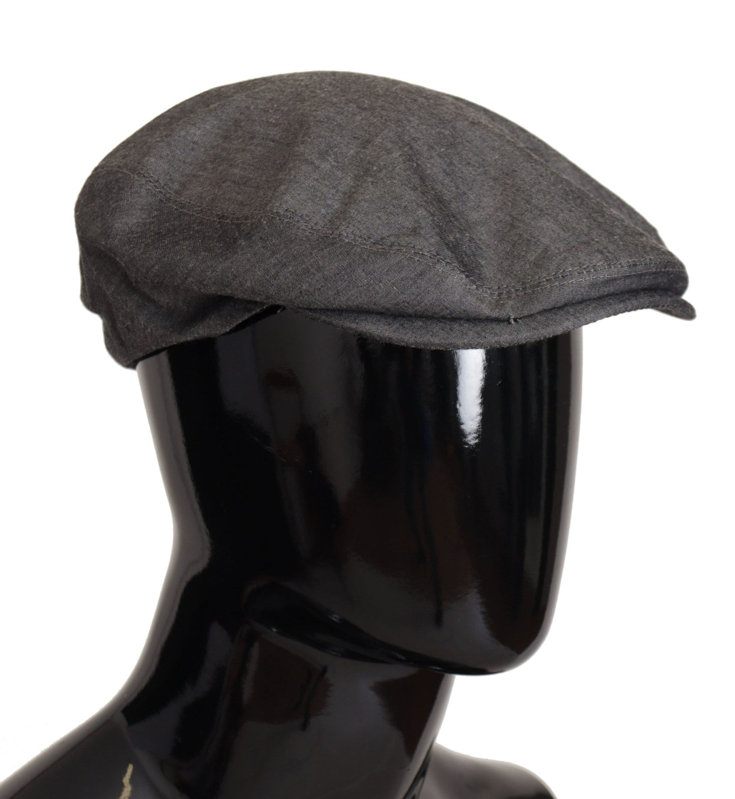 Dolce &amp; Gabbana Elegant Grey Newsboy Hat