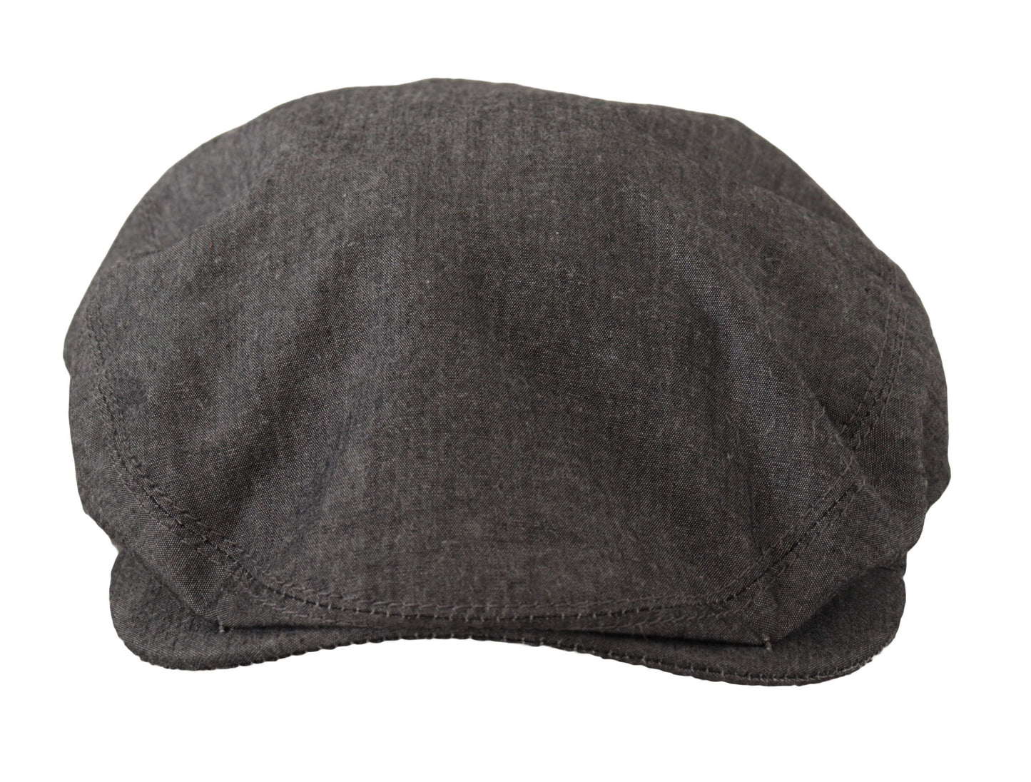 Dolce &amp; Gabbana Elegant Grey Newsboy Hat