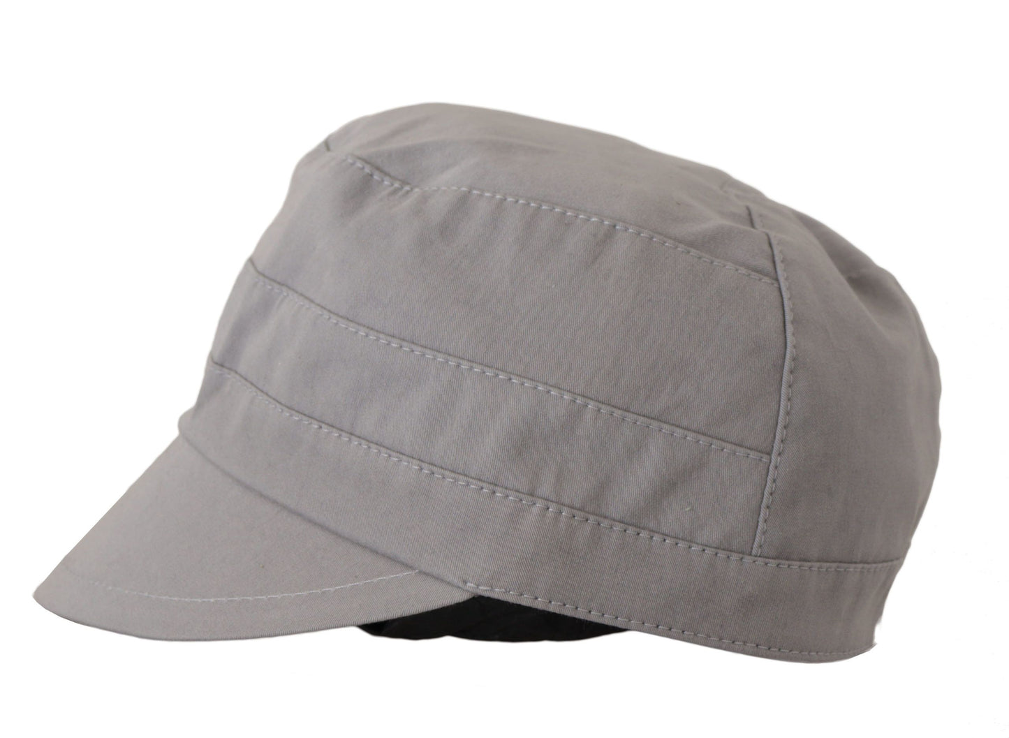 Dolce &amp; Gabbana Elegant Grey Newsboy Cap - Klassisk tilbehør