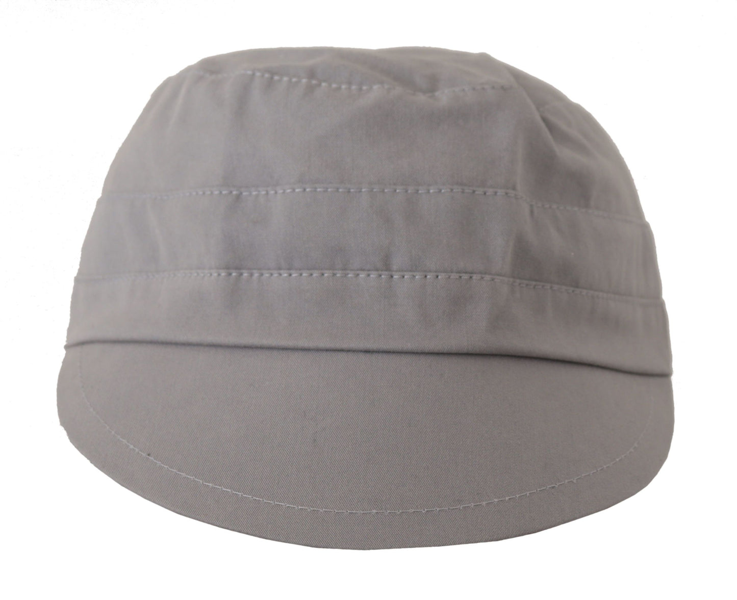 Dolce &amp; Gabbana Elegant Grey Newsboy Cap - Klassisk tilbehør