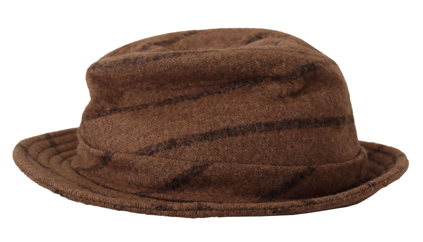 Dolce &amp; Gabbana Elegant Fedora Hat med bred skygge