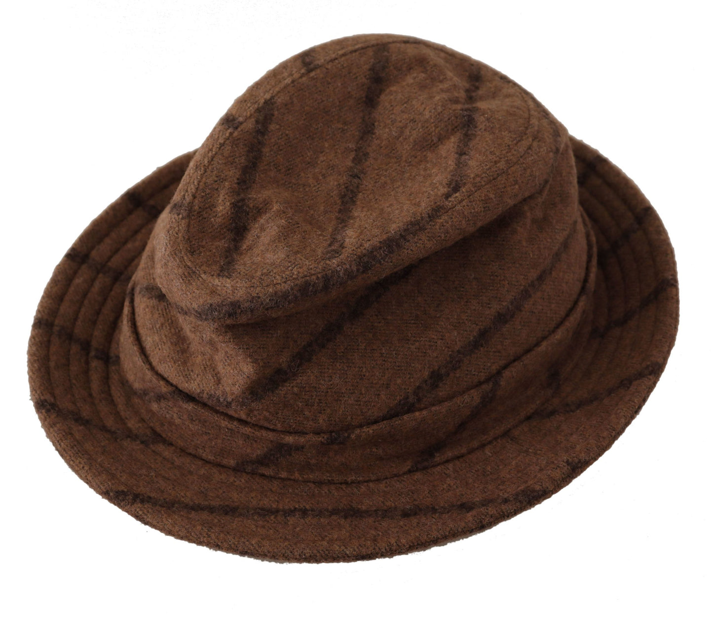 Dolce &amp; Gabbana Elegant Fedora Hat med bred skygge