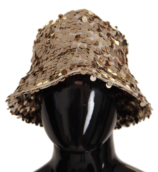 Dolce &amp; Gabbana Elegant Pailletter Bucket Hat