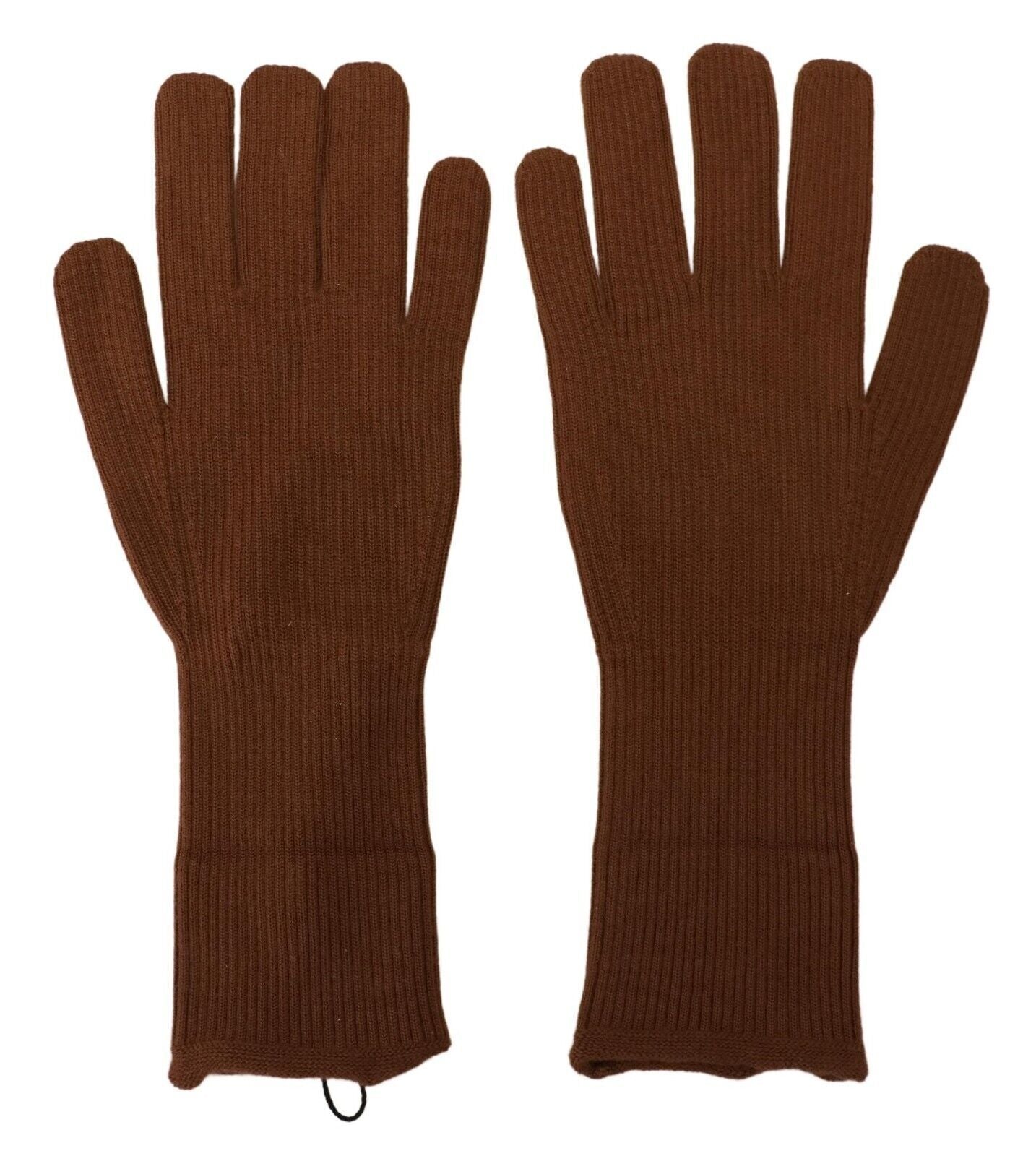 Dolce &amp; Gabbana Elegante brune cashmere vinterhandsker