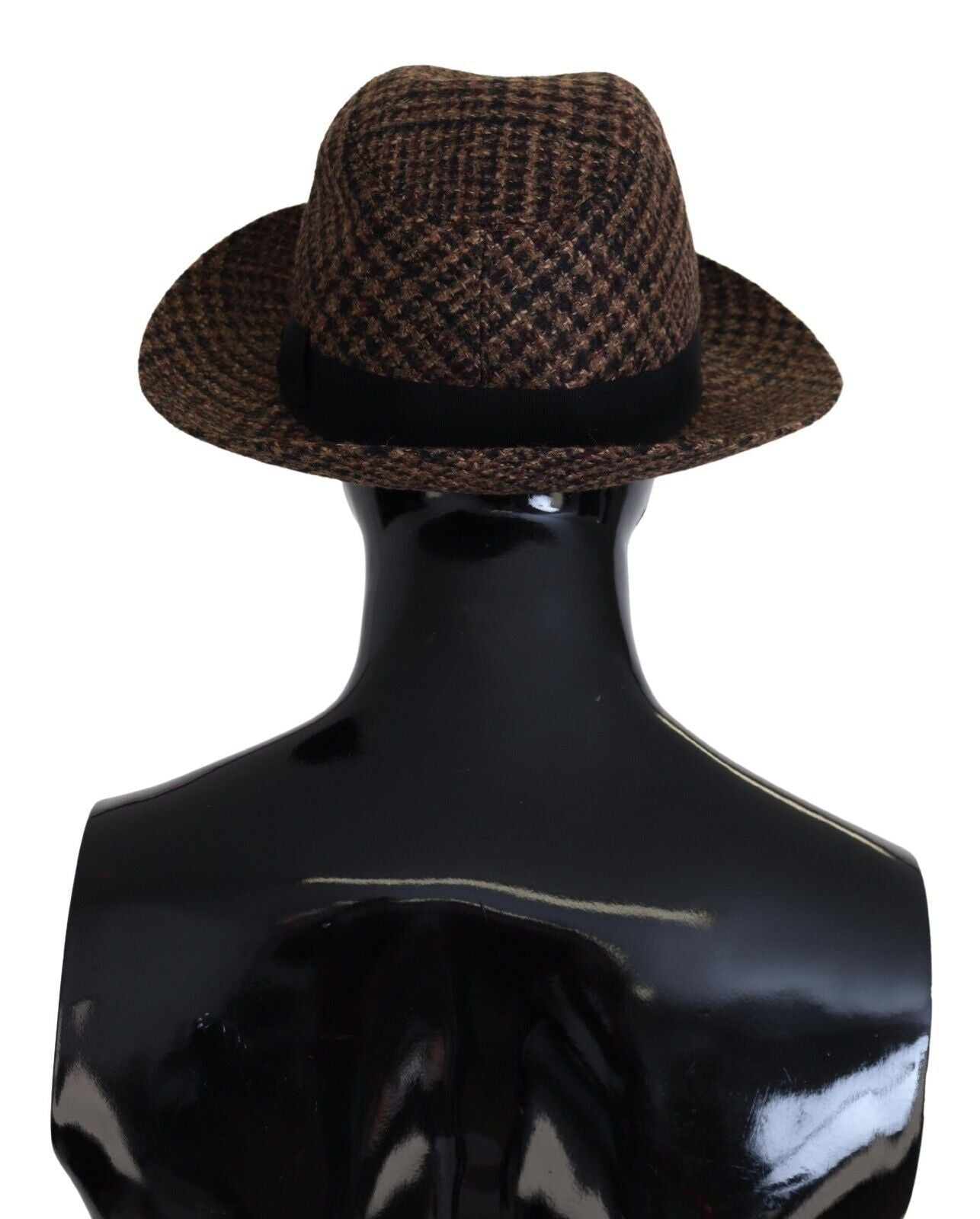 Dolce &amp; Gabbana Elegant Brun Fedora Hat - Winter Chic Accessory