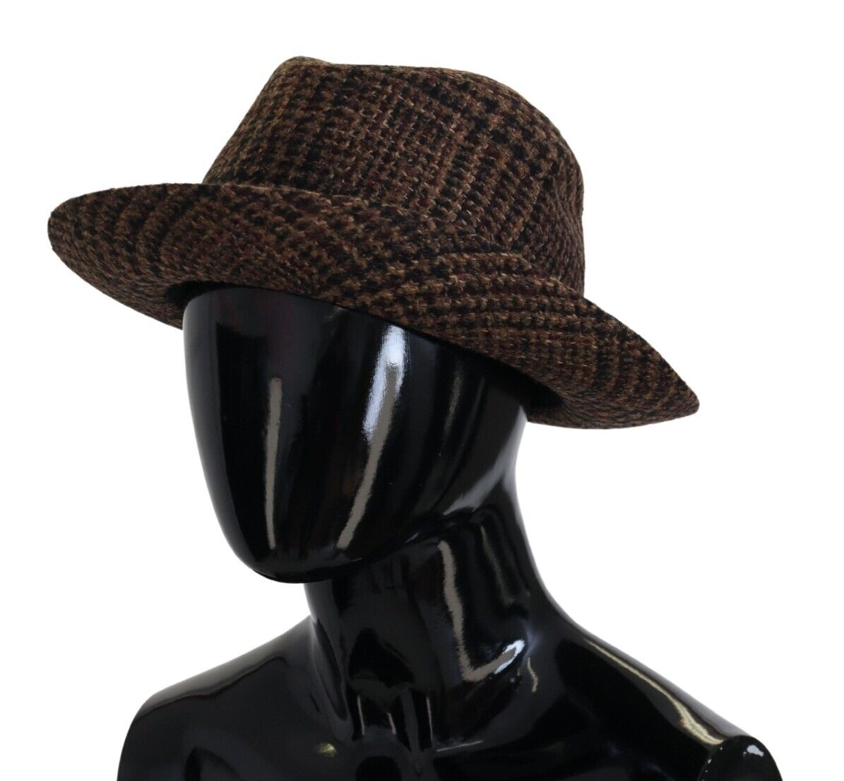 Dolce &amp; Gabbana Elegant Brun Fedora Hat - Winter Chic Accessory