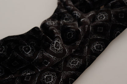 Dolce & Gabbana Luxurious Brown Silk-Blend Men's Scarf