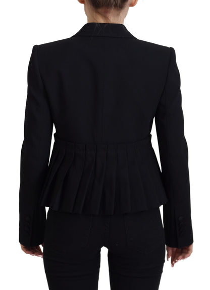 Dolce &amp; Gabbana Elegant Sort Stretch Uldblazer