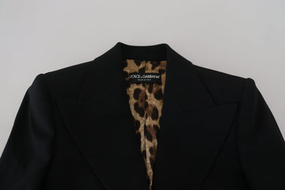 Dolce &amp; Gabbana Elegant Sort Stretch Uldblazer
