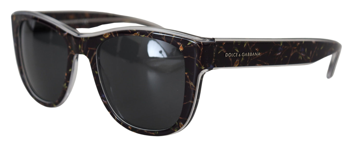 Dolce &amp; Gabbana elegante sorte acetatsolbriller til kvinder