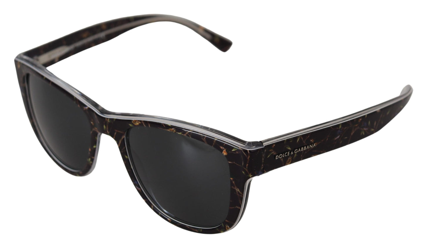 Dolce &amp; Gabbana elegante sorte acetatsolbriller til kvinder