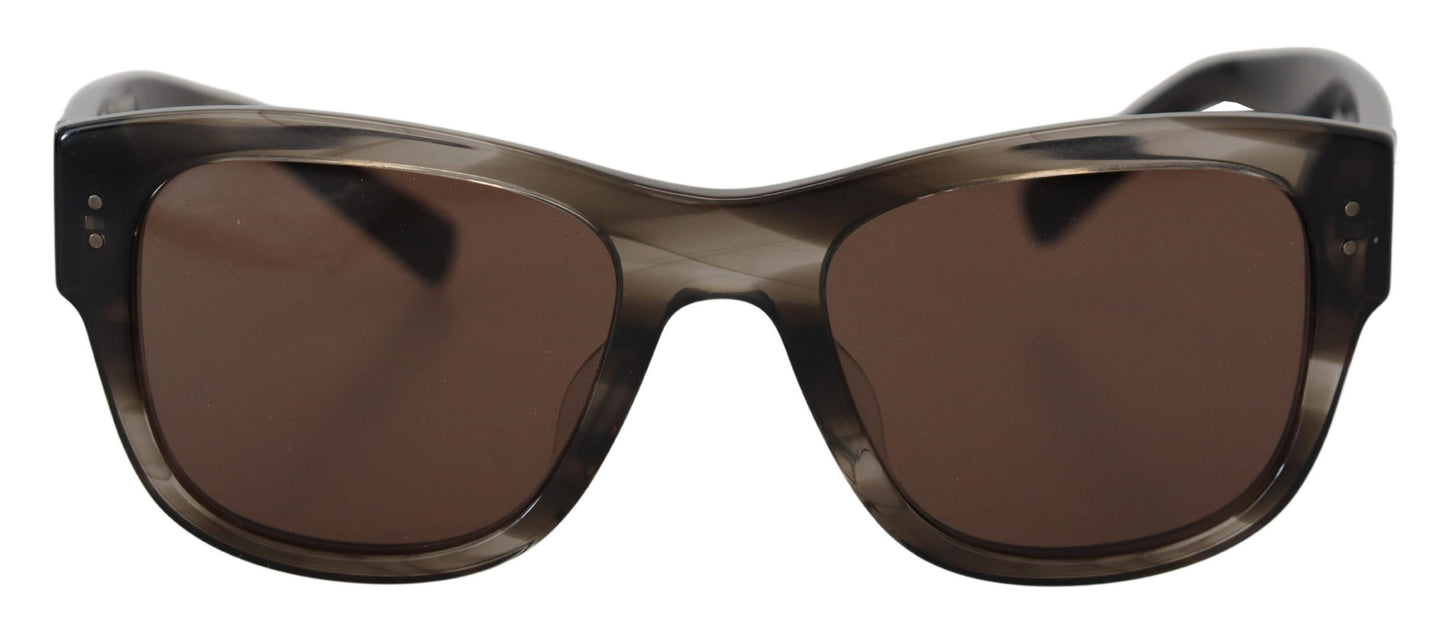 Dolce &amp; Gabbana Chic Brown Gradient Solbriller til kvinder