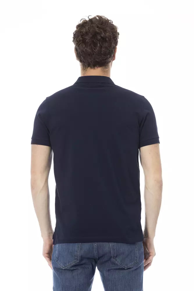 Baldinini Trend Blå Bomuld Herre Poloshirt