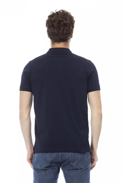 Baldinini Trend Blå Bomuld Herre Poloshirt