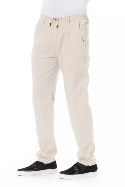 Baldinini Trend Beige Bomuld Herre Chino Bukser