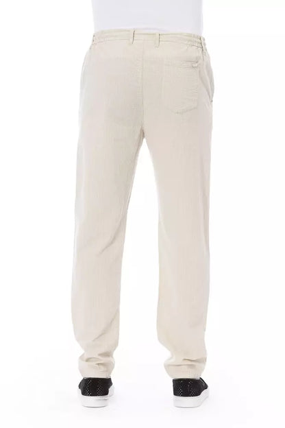 Baldinini Trend Beige Bomuld Herre Chino Bukser