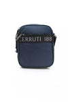 Cerruti 1881 Blue Nylon Men Messenger Bag