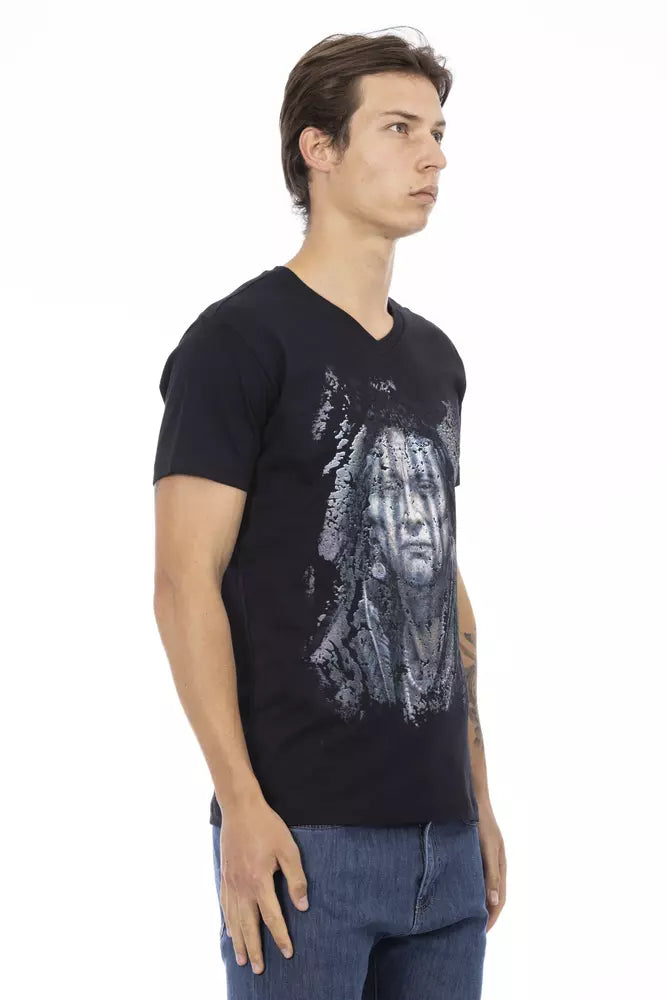Trussardi Action sort bomuld herre T-shirt