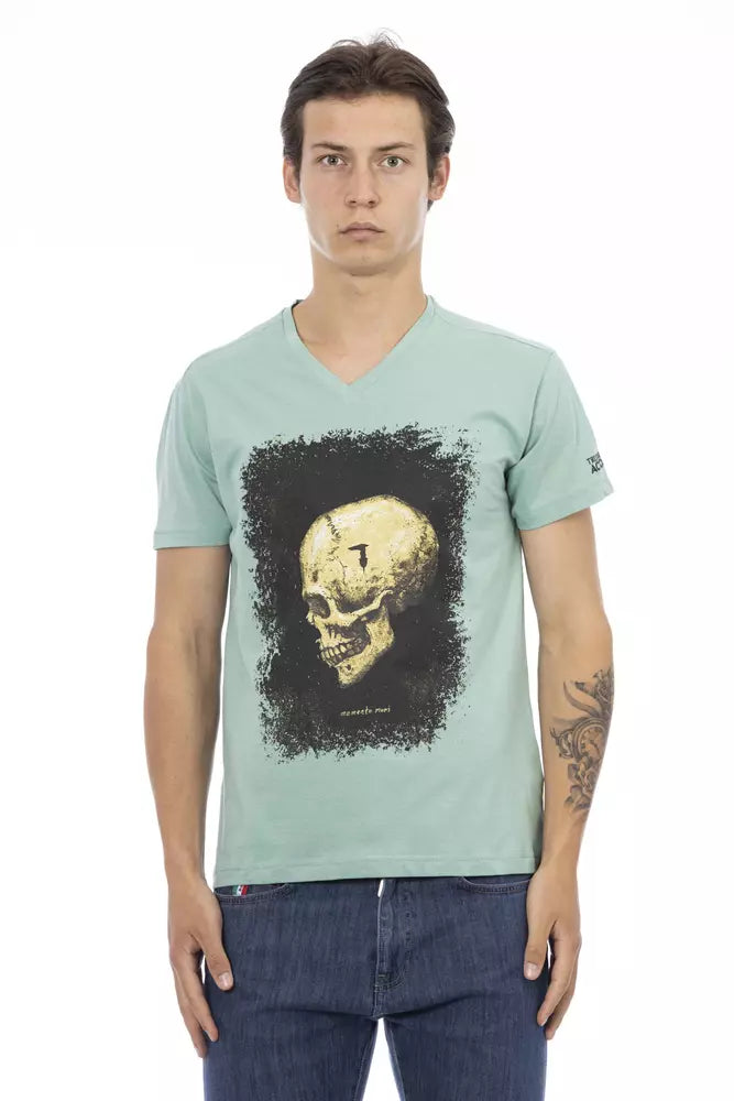 Trussardi Action Grøn Bomuld Herre T-shirt