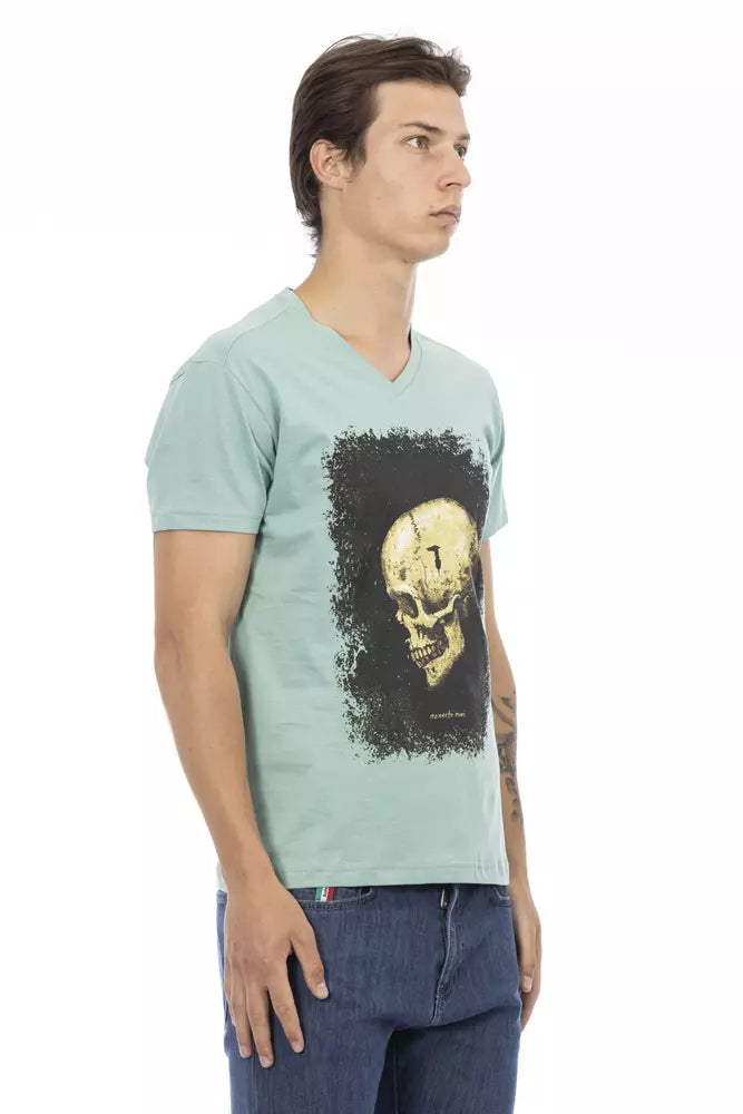 Trussardi Action Grøn Bomuld Herre T-shirt