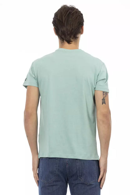Trussardi Action Grøn Bomuld Herre T-shirt
