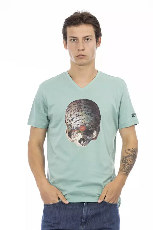 Trussardi Action Grøn Bomuld Herre T-shirt