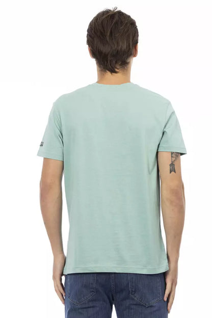 Trussardi Action Grøn Bomuld Herre T-shirt
