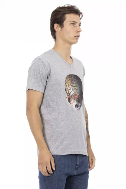 Trussardi Action Grå Bomuld Herre T-shirt