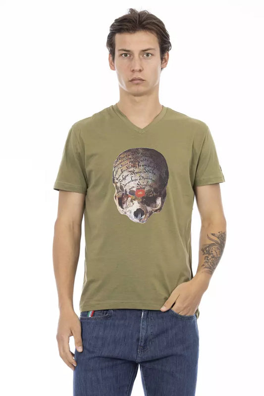 Trussardi Action Grøn Bomuld Herre T-shirt