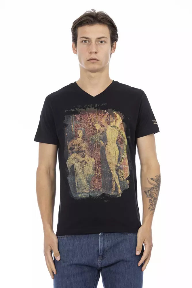 Trussardi Action sort bomuld herre T-shirt