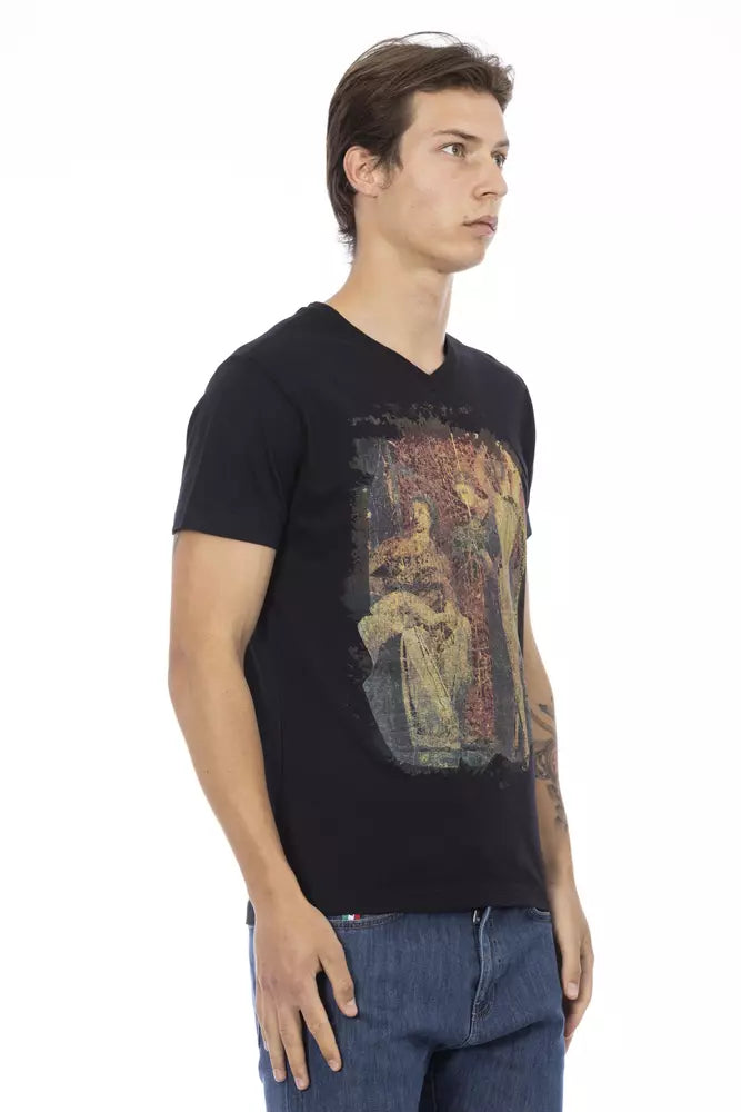 Trussardi Action sort bomuld herre T-shirt