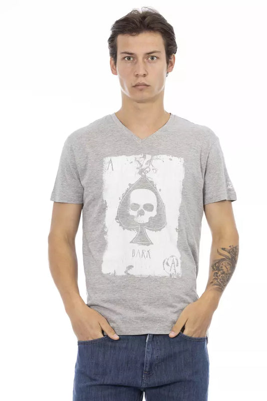Trussardi Action Grå Bomuld Herre T-shirt