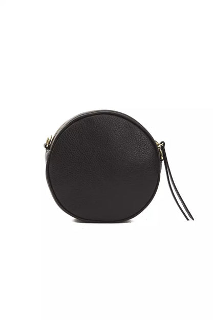 Pompei Donatella Black Leather Women Crossbody Bag