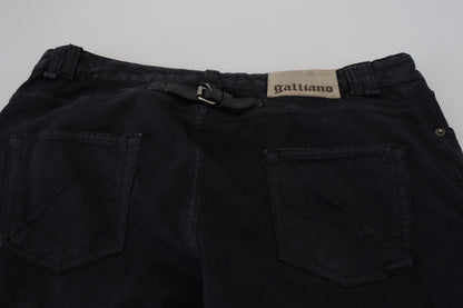 John Galliano Elegante Sorte Mainline Bomuld Jeans
