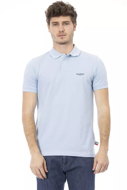 Baldinini Trend Lyseblå Bomuld Herre Poloshirt