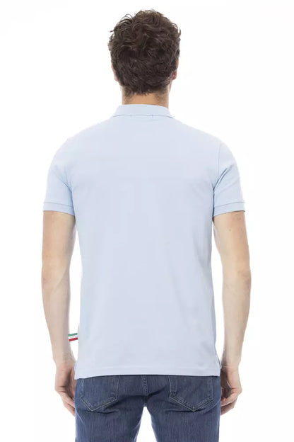 Baldinini Trend Lyseblå Bomuld Herre Poloshirt